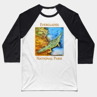 Everglades National Park, Crocodile Baseball T-Shirt